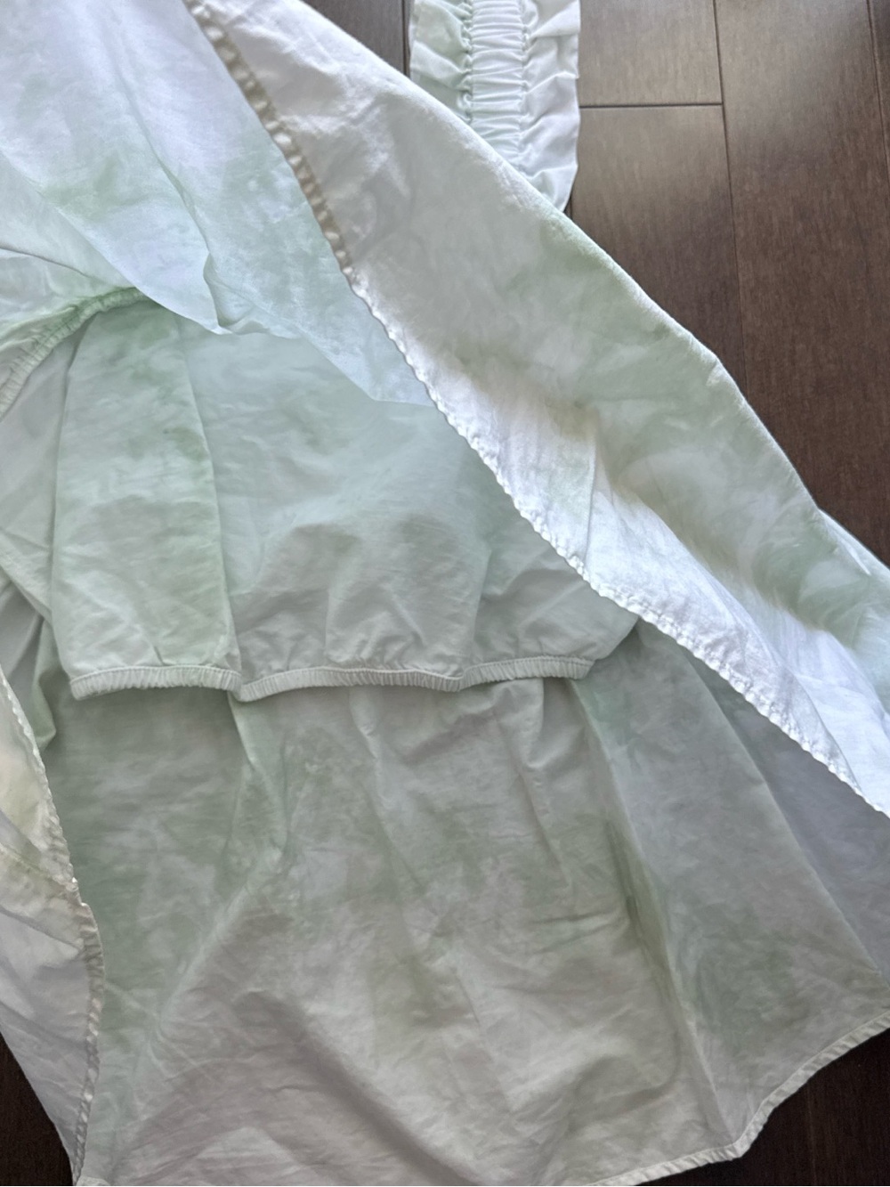 Zara White Ruffled Strap Tank Top - Picture 3 of 5